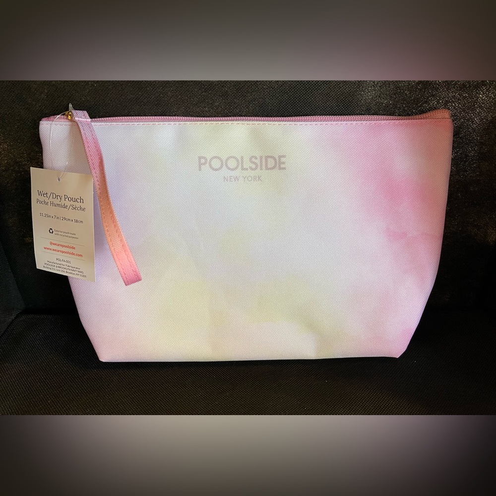 POOLSIDE NEW YORK WET/DRY POUCH● NEW WITH TAGS!